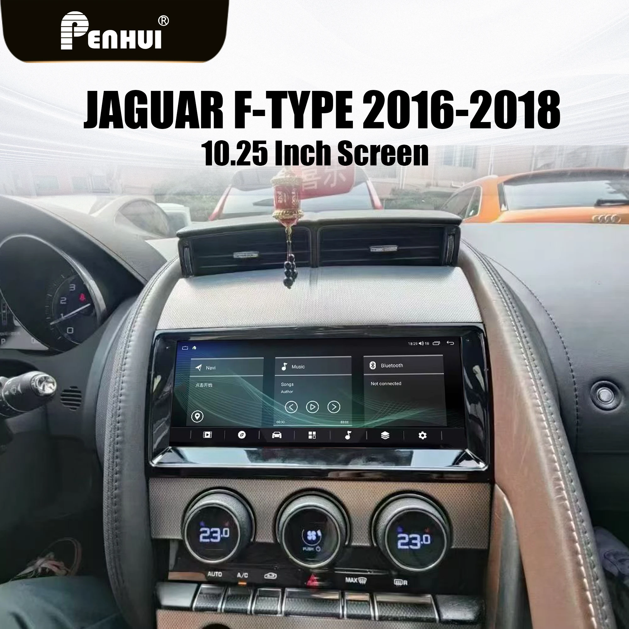 Redpower Crystal Sound 850 Pro Max Android Car Radio Player Screen for Land Rover Jaguar F-TYPE  2016-2018 CarPlay Bluetooth