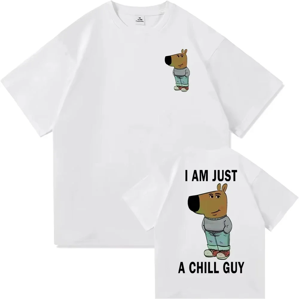 

Summer 100 cotton2D T-shirt men and women with handsome dog print must be comfortable to wear do not want to take off harajuku