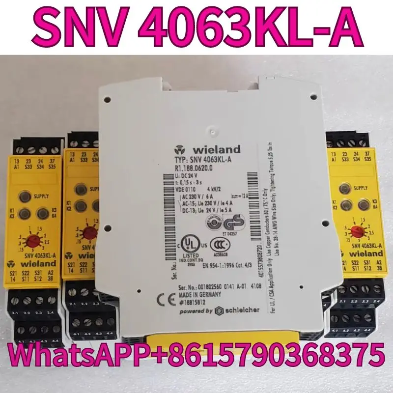 

Used safety relay SNV 4063KL-A