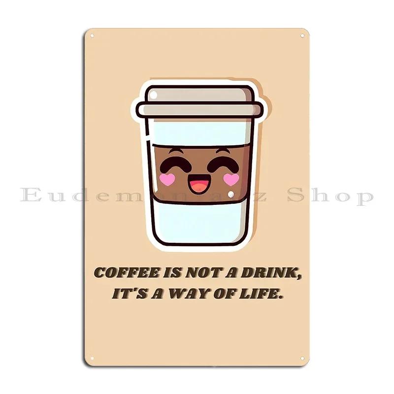 Morning Brew Metal Plaque Poster Printing Personalized Club Create Custom Tin Sign Poster