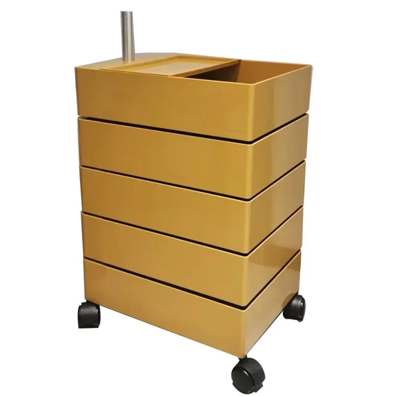 360 rotating bedside table storage cabinet