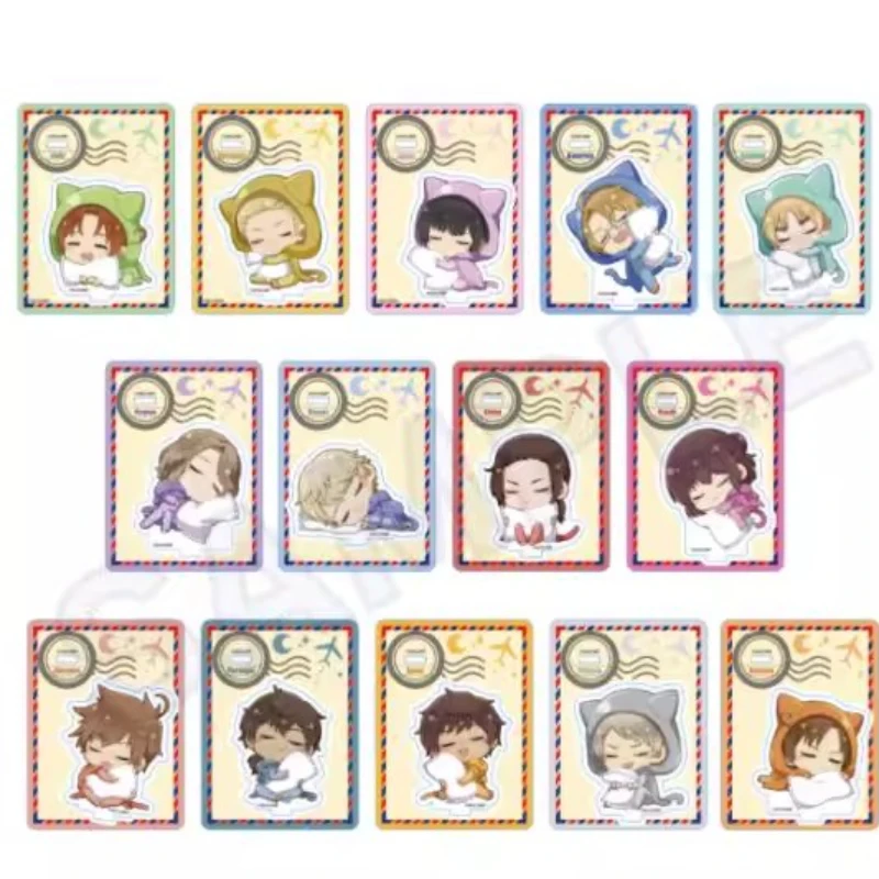 Game APH England Japan Germany America Italy France Russia Acrylic Stand Doll Anime Figure Model Plate Cosplay Toy Gift