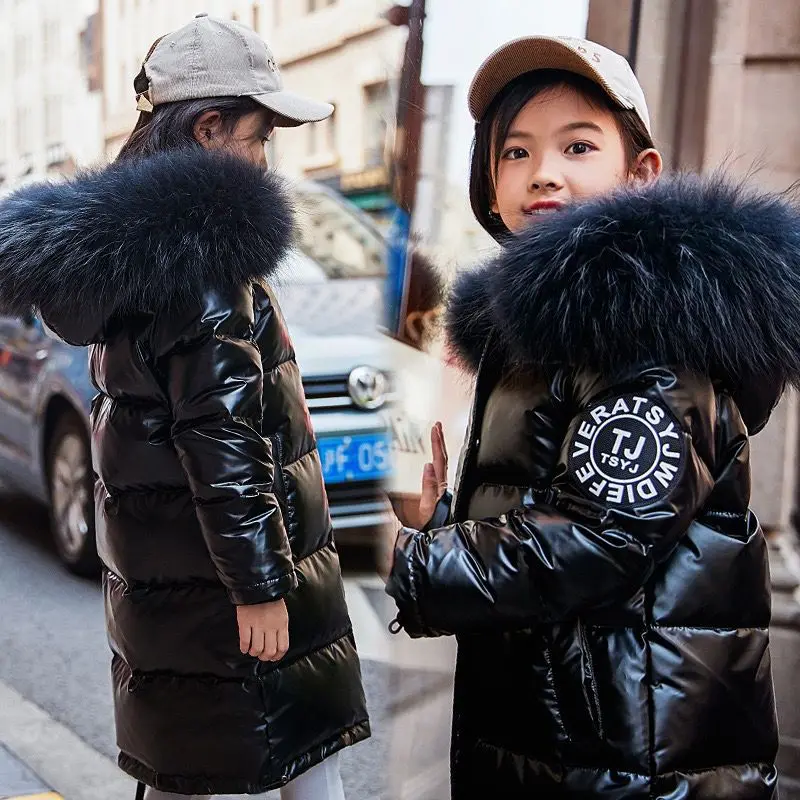 2026 Neue Kinderkleidung Winter Daunenjacke für Mädchen Wasserdichter Verdickter Schneeanzug Kinderkleidung Jungen Plus Samt-Parka