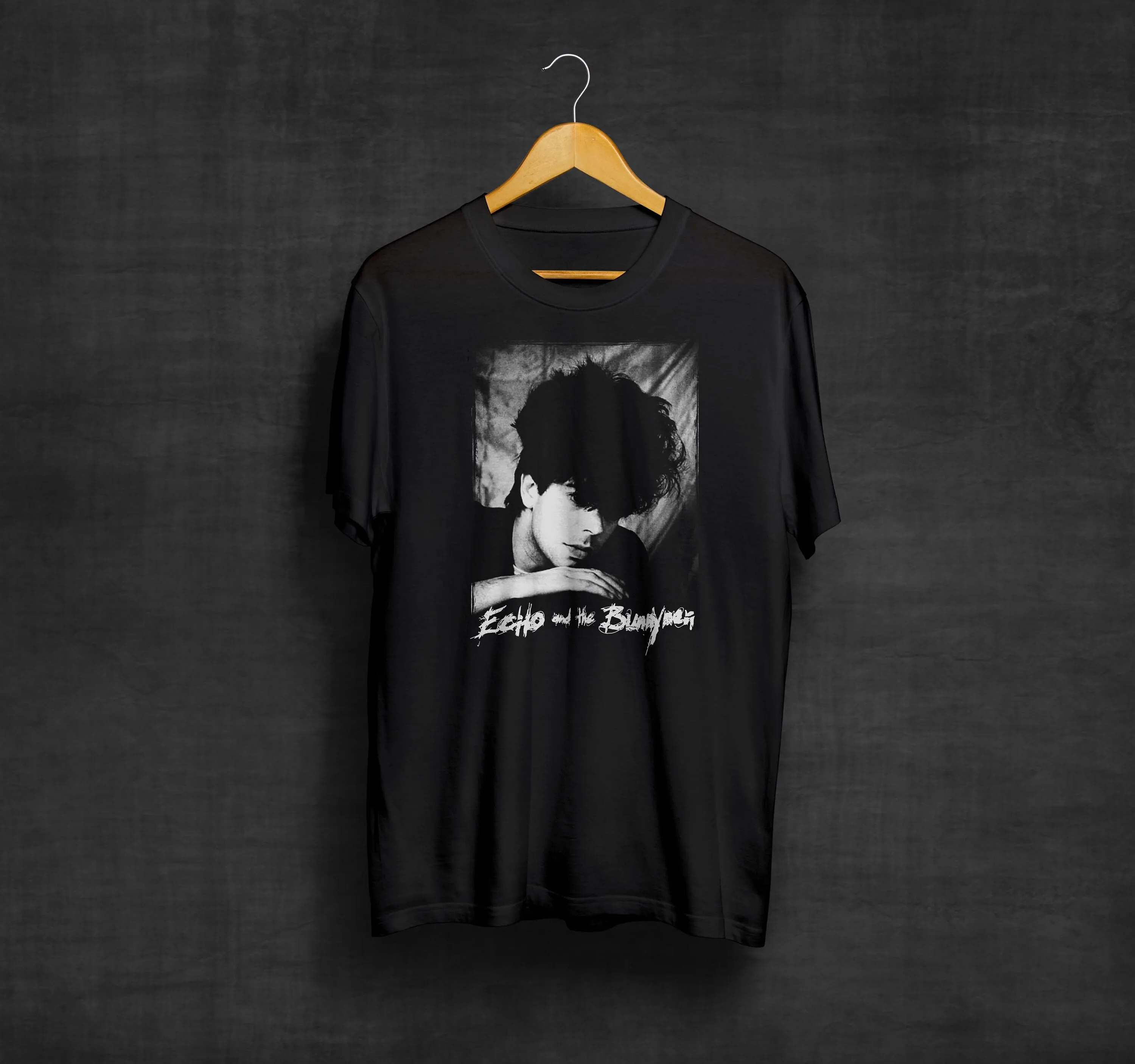 Ian Mcculloch Echo And The Bunnymen Black T Shirt Rock Alternative Band