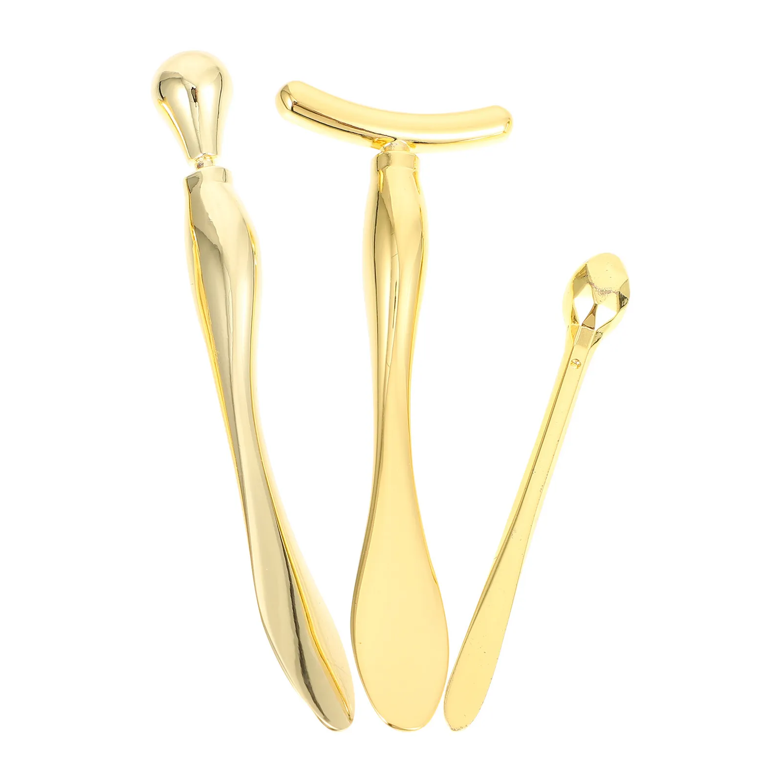 

3Pcs Eye Cream Spoon Facial Cream Applicator Premium Durable Beauty Scoop for Skincare Treatment Makeup Supply Tool