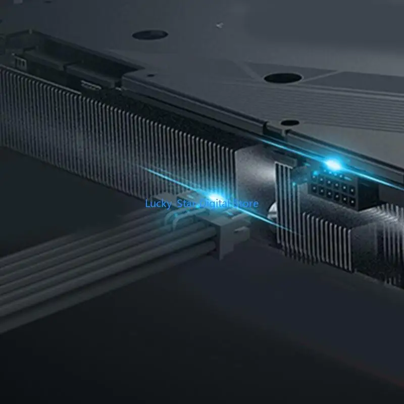 N7MC Jakość 12+4 PIN do 3x8pin PCIE Drut, dla RTX3090TI 4070 4070TI 4080 4090 Karta graficzna dla zorganizowanej skrzynki na PC