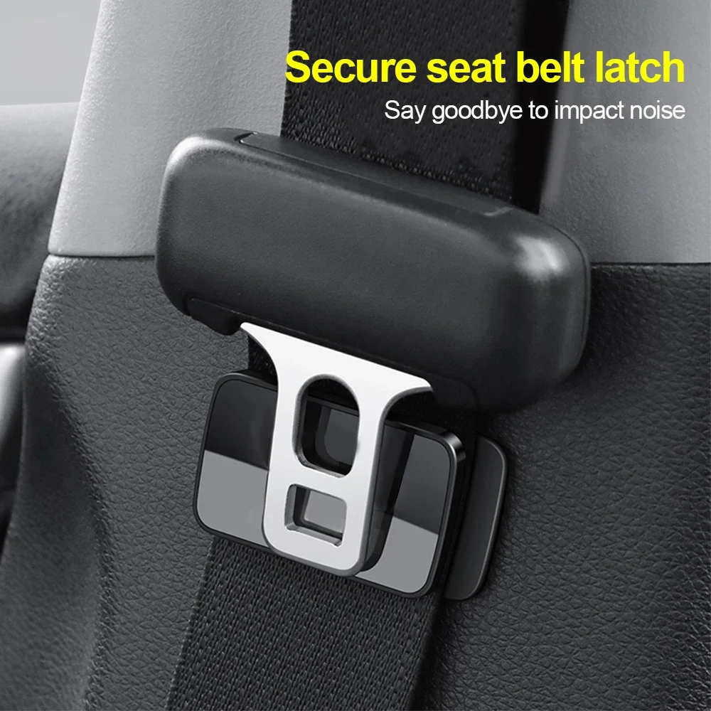 Car Seat Belt Holder Magnetic Interior Accessories Attract Stabilizer Fastener Style for Tesla VW BMW Nissan Hyundai Auto