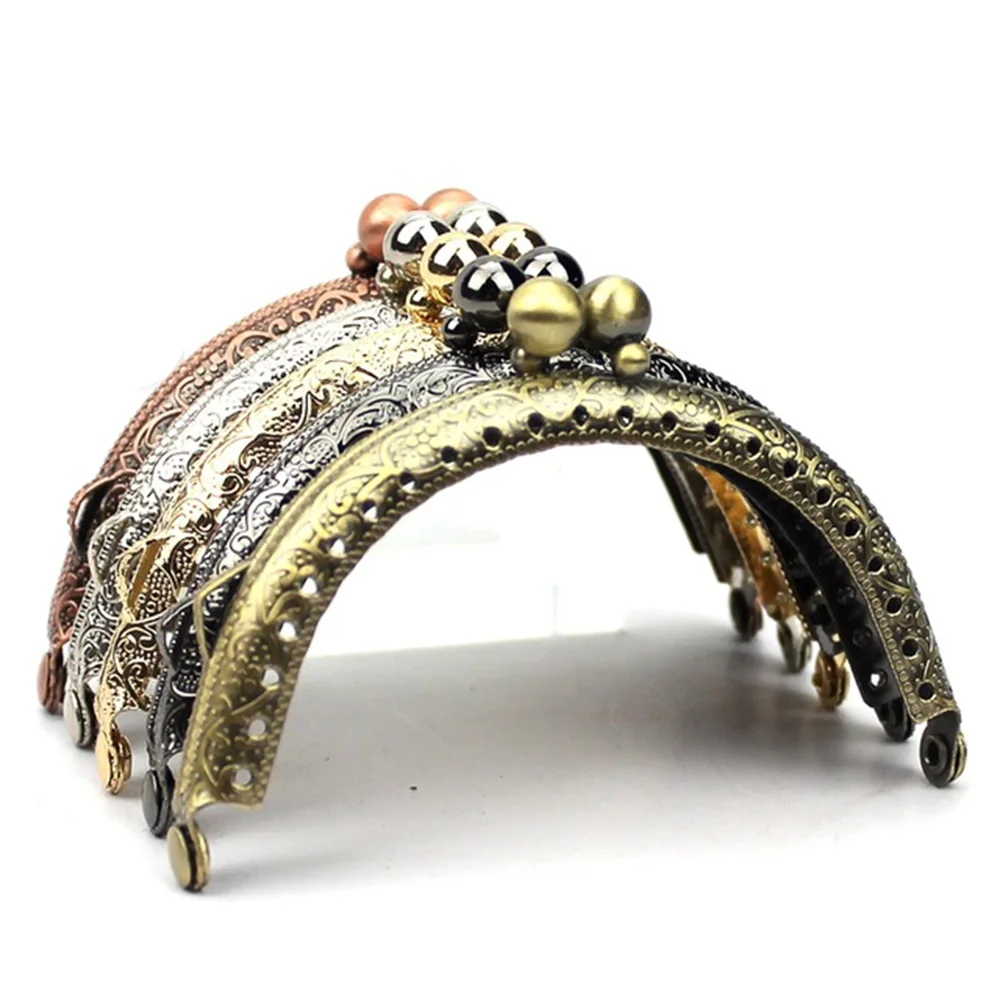 10pcs 8.5cm Metal Pure Frame Handlse for Bag Accessories for Handbags Clasp Lock Part Hardware