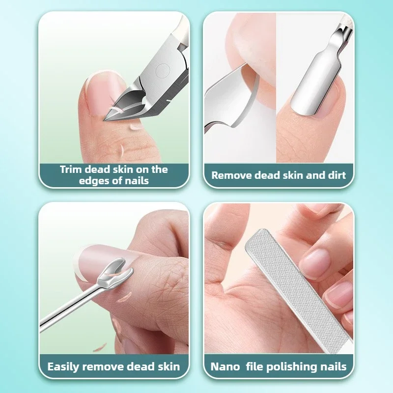 ‌Cuticle Scissors Stainless Steel Sharp Blade Durable Rust Free Nail Care Tool‌ view 2