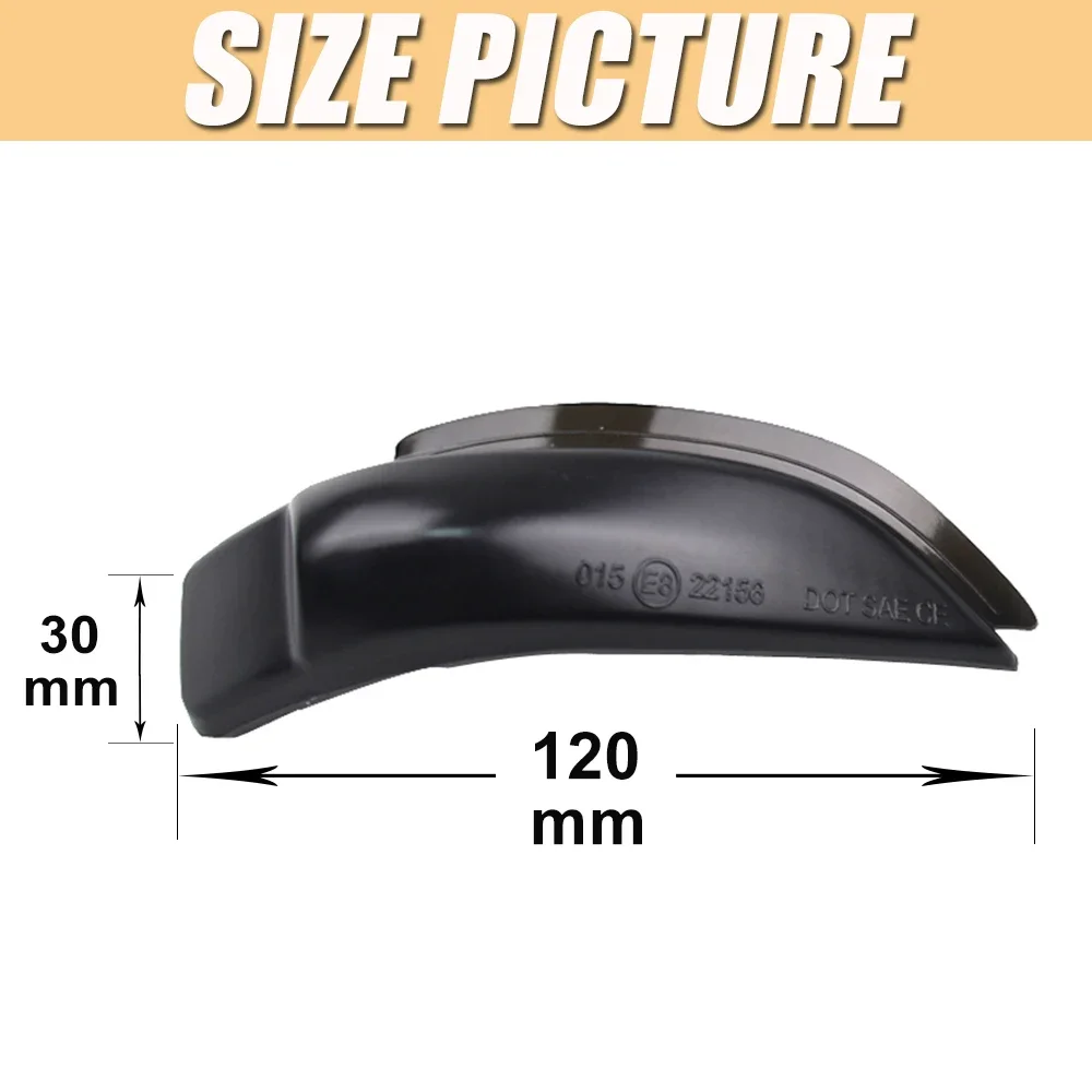 Clignotant dynamique rétroviseur latéral indicateur clignotant 2x pour Toyota Corolla Camry RAV4 Yaris Prius