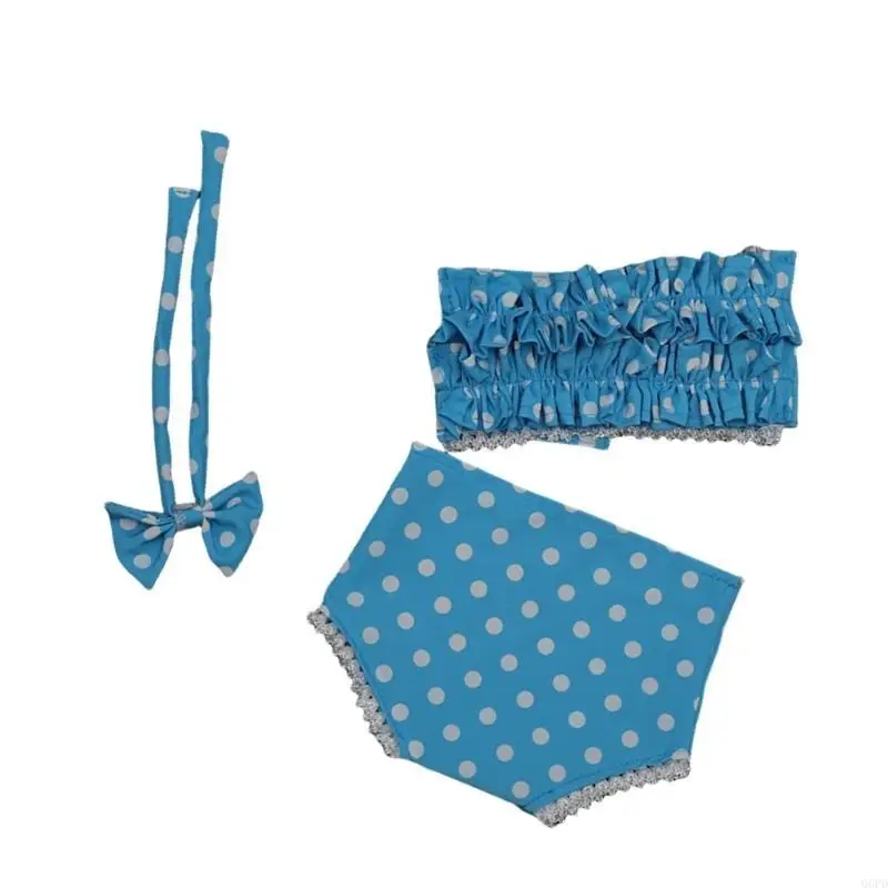 

0-1Month Baby Photo Swimsuit Outfit Newborn Shower Gift Photo Props Set