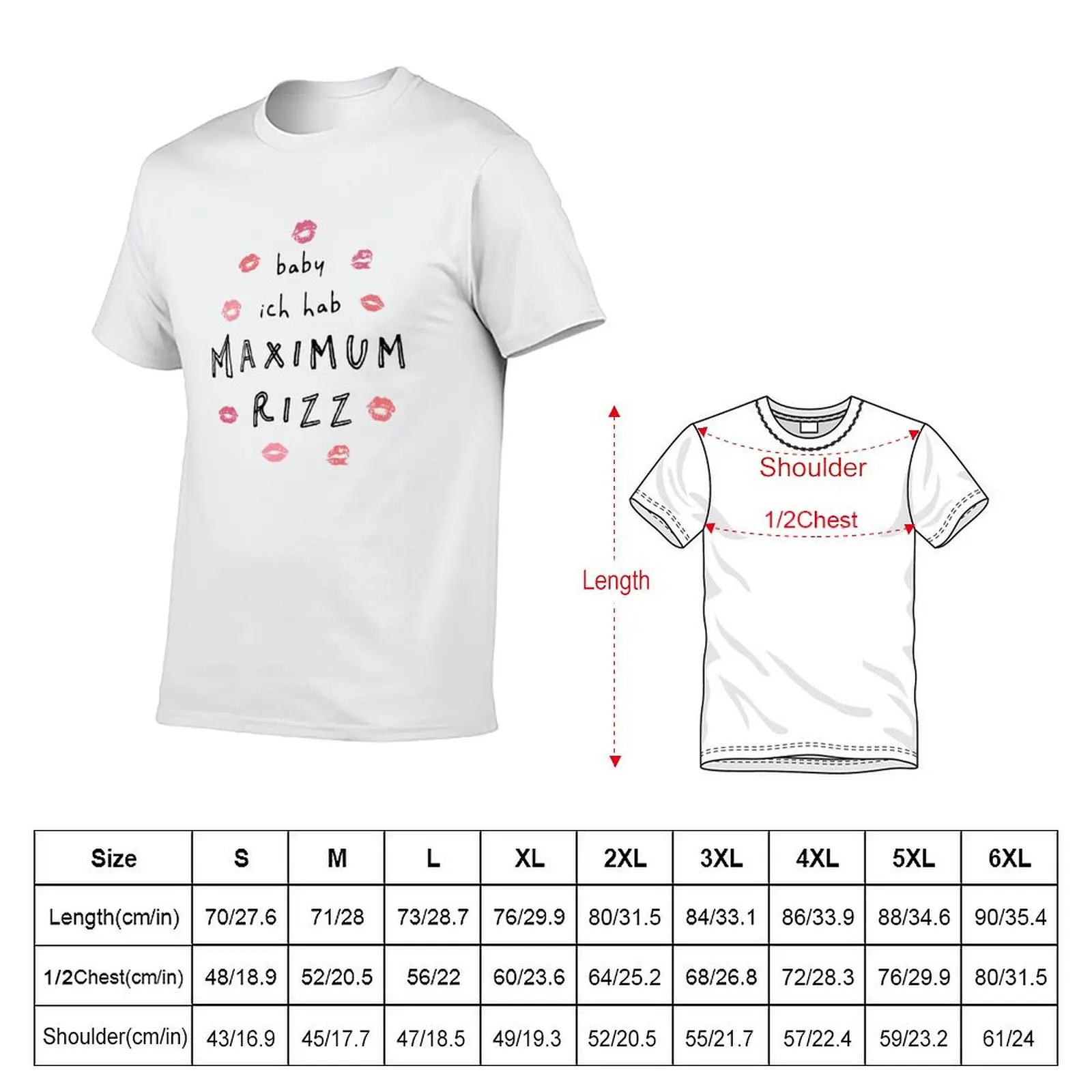 baby I have maximum rizz ski aggu T-Shirt boys animal print summer clothes Men's t-shirts