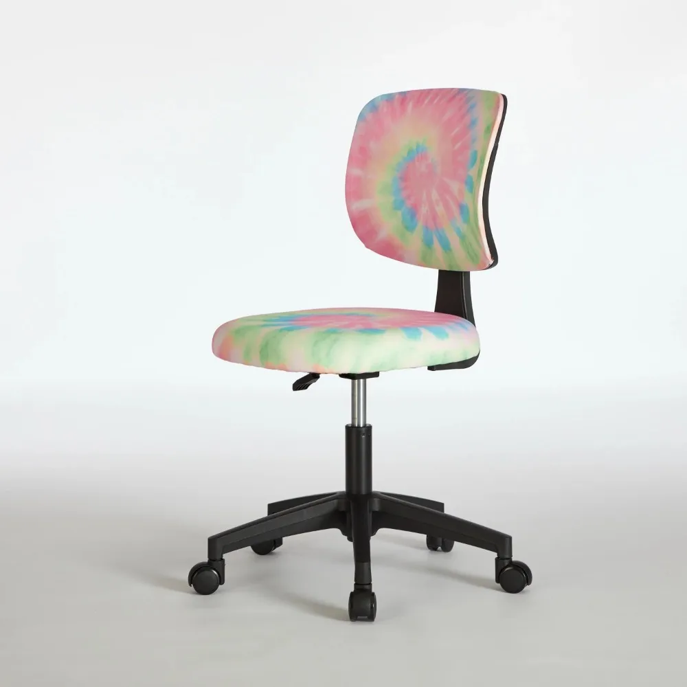 

Mesh Task Office Chair Rainbow Tie Dye Pink Computer Armchair Furniture Chairs Gaming Cheap Cushion Very Comfortable