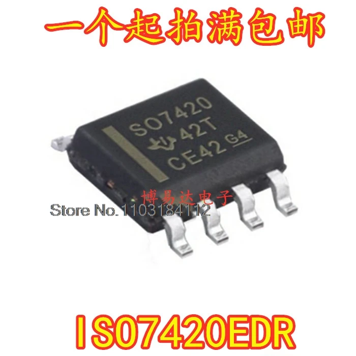 5PCS/LOT SO7420 ISO7420EDR ISO7420ED SOP8