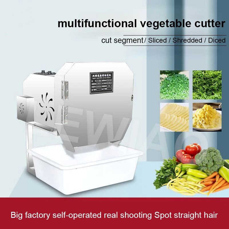 150-300Kg/h Vegetable Cutting Machine Chili Leek Onion Celery Chopper Electric Food Cutter