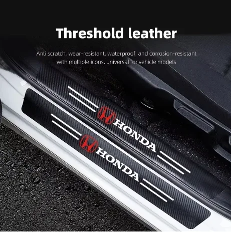 

5 шт. Защитные накладки на пороги автомобиля от царапин для Honda Civic, Fit, Jazz, Accord, Pilot, CRV, Odyssey, Passport, City