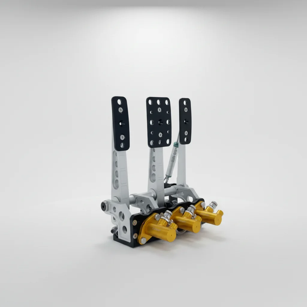 New Racing 3-Pedal Brake Assembly Balance Bar Master Cylinders CNC Aluminum Track Rally Drift Cars Brake System Parts ISO9001