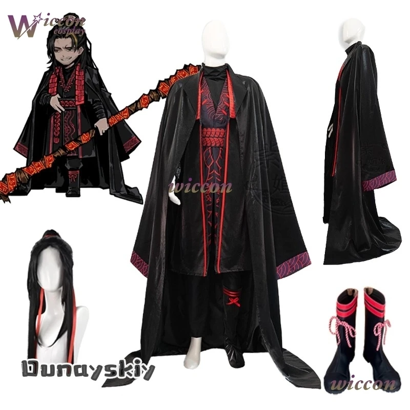 أزياء شركة ليمبوس جيا تشيو التأثيرية {NinoNiko Cosplay} رداء طويل شعر مستعار أحذية الزي الكبار النساء الرجال فستان الهالوين المرحلة #2