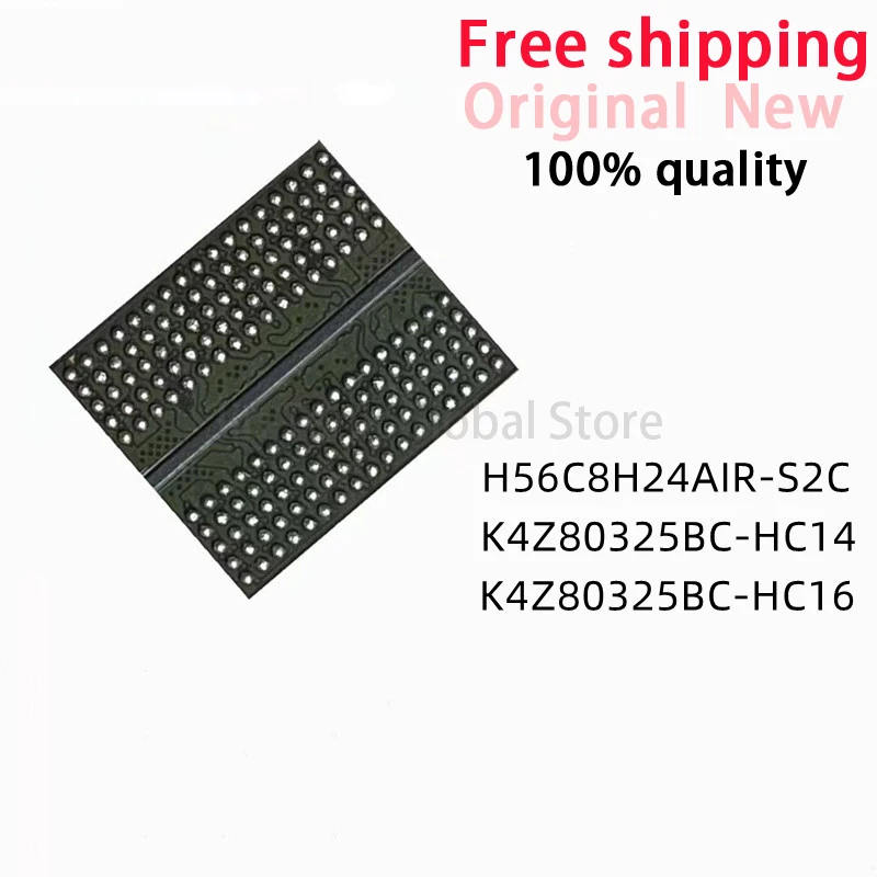 (1 stück) 100% uji K4Z80325BC-HC14 H56C8H24AIR-S2C K4Z80325BC-HC16 hc14 hc16 chip bga