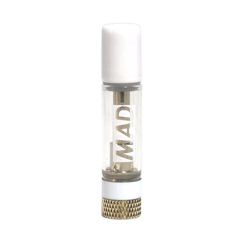 10-50pcs MAD Labs Vape Cartridges Carts Atomizers 0.8/1.0ml Ceramic Coil Vaporizer Tank for 510 Thread Vape Pens E Cigarettes