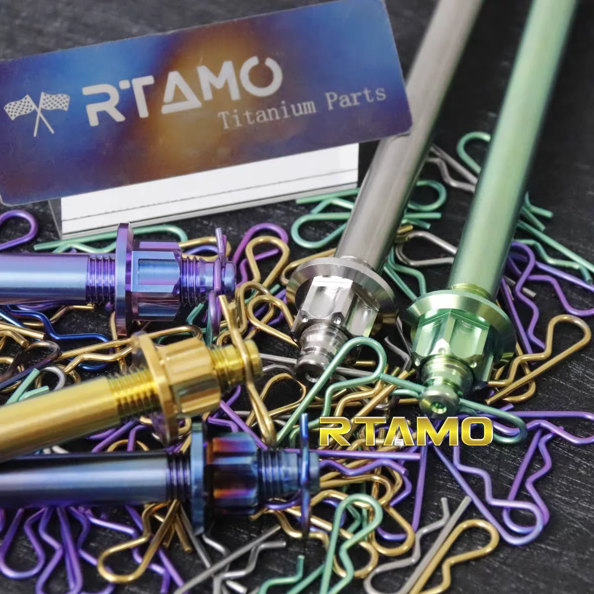 RTAMO Titanium R Pin 1.0&1.5mm for Caliper Pin, Axles High Performance