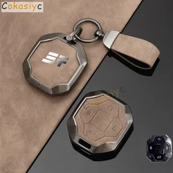 Zinc Alloy Car Remote Key Case Full Cover Protection Holder Shell for Chery Jetour T2 Traveler 2023 2024 Keychain Accessories
