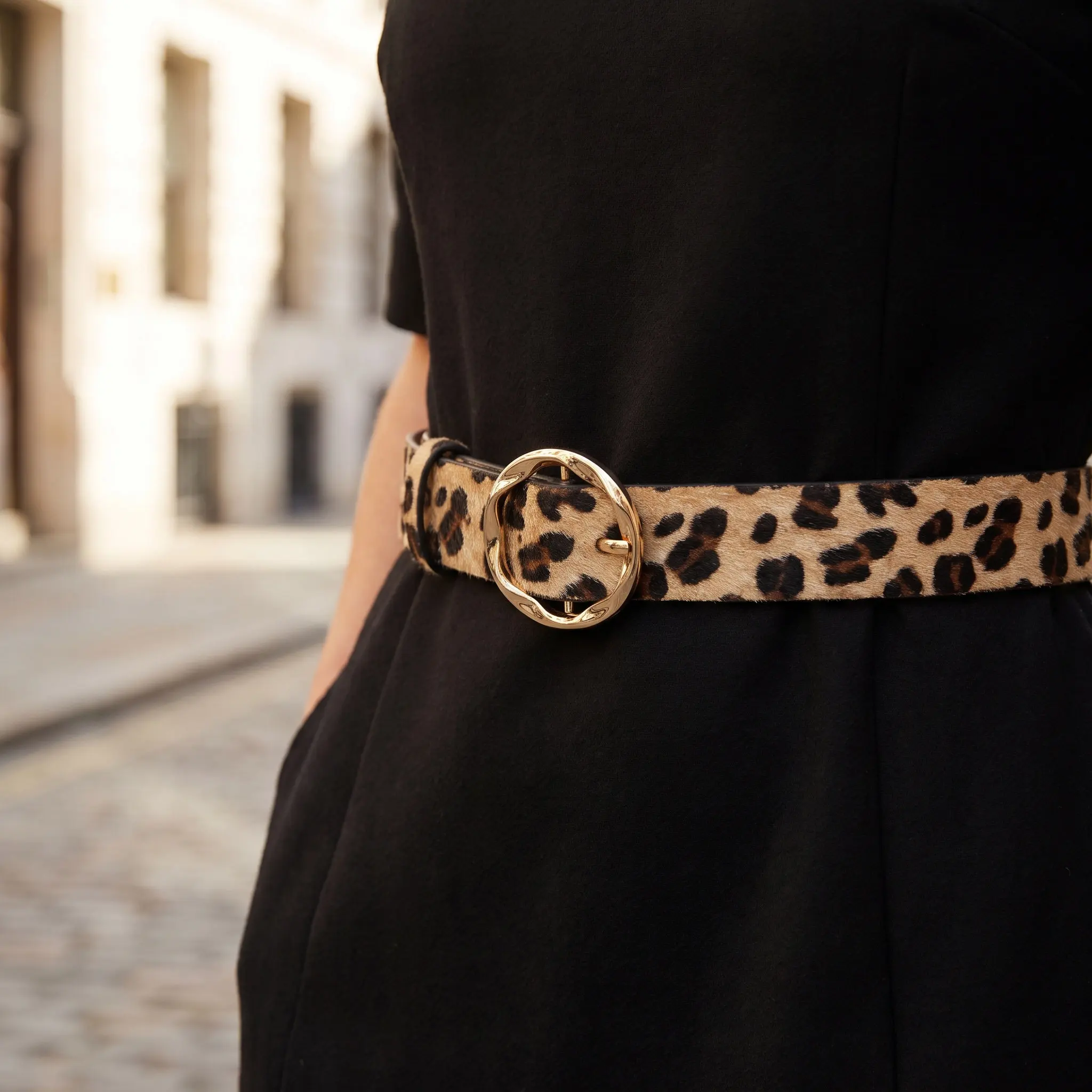 Animal Print Leopard Belt Belts for Women Trendy Pants Fashion 1 Thin Ladies Jeans