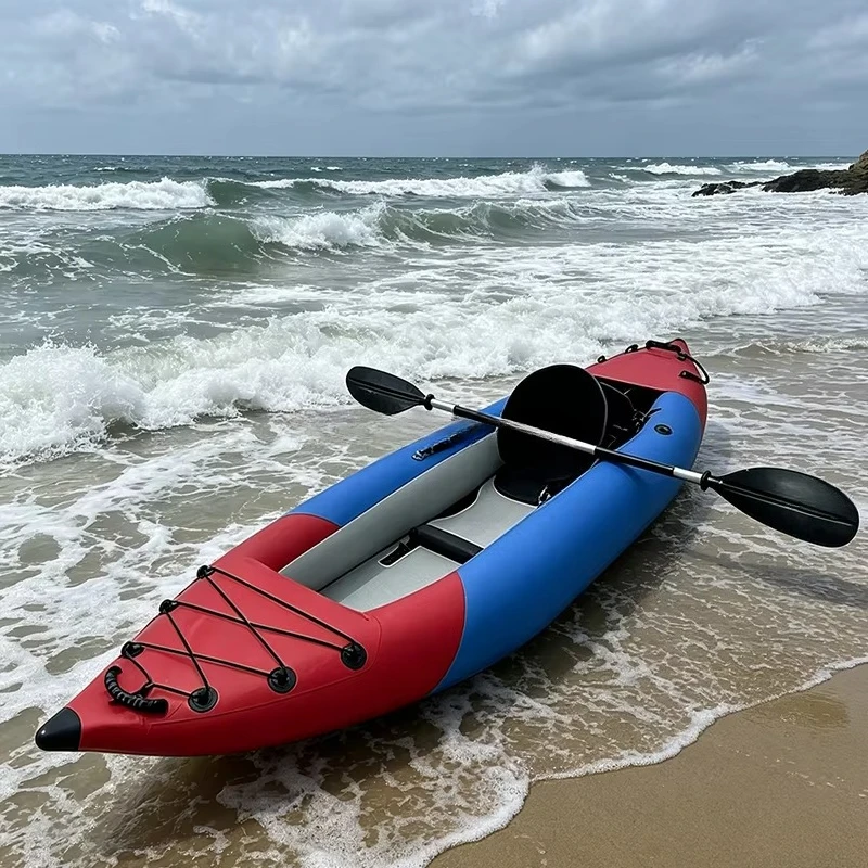 Foldable Inflatable Whitewater Fishing Kayak 1 Paddler 1 Year Warranty Lightweight Durable Eco-Friendly Portable Multifunction