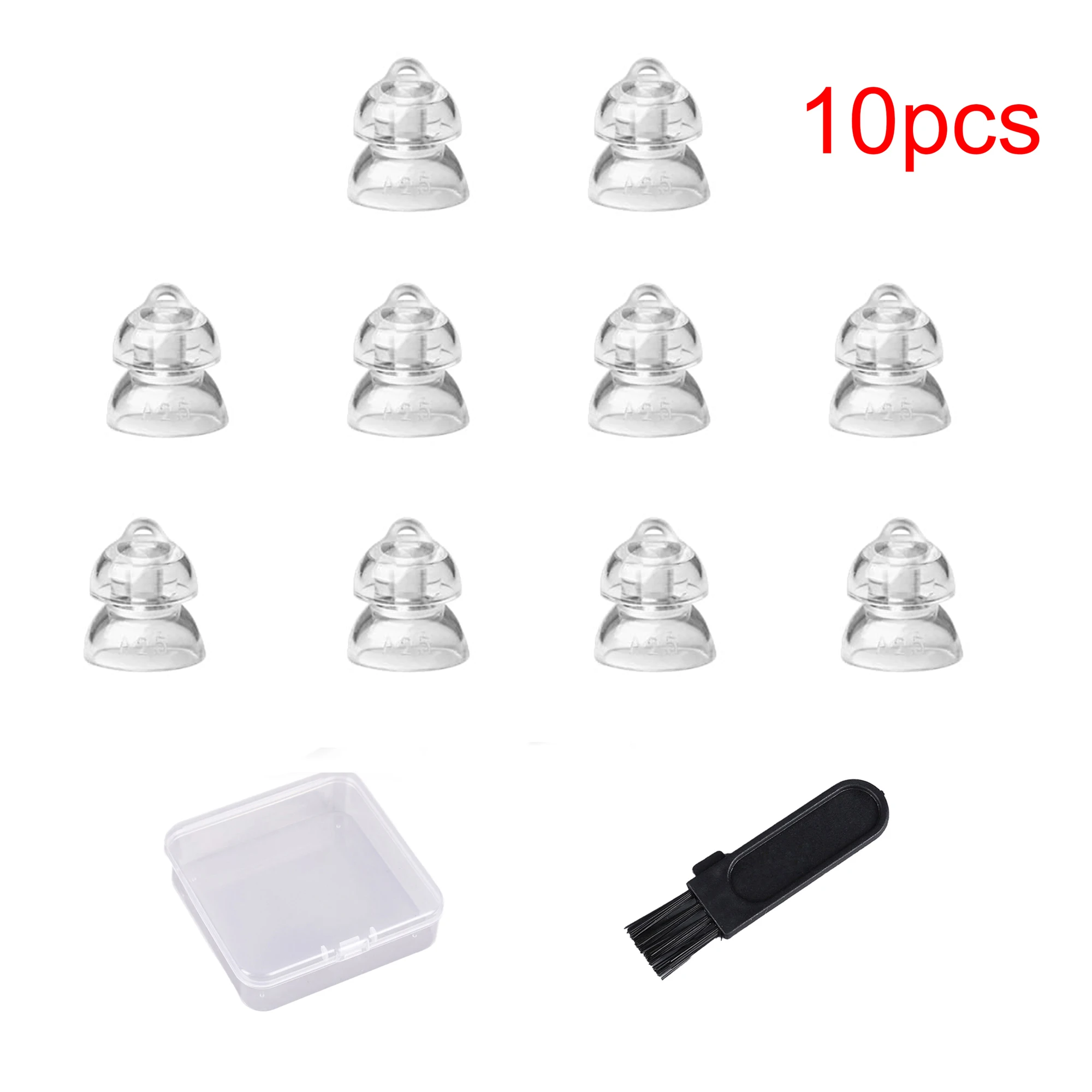 MiniFit Power Domes for Oticon Hearing Aids Replacement Domes for Oticon Mini RITE Hearing Aids with Cleaning Brush and  Case