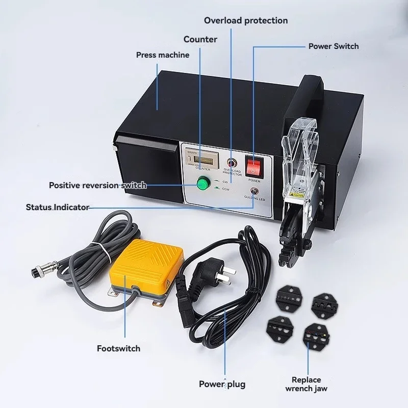 Electric Terminal Crimping Machine Cold Wire Crimping Terminal Machine