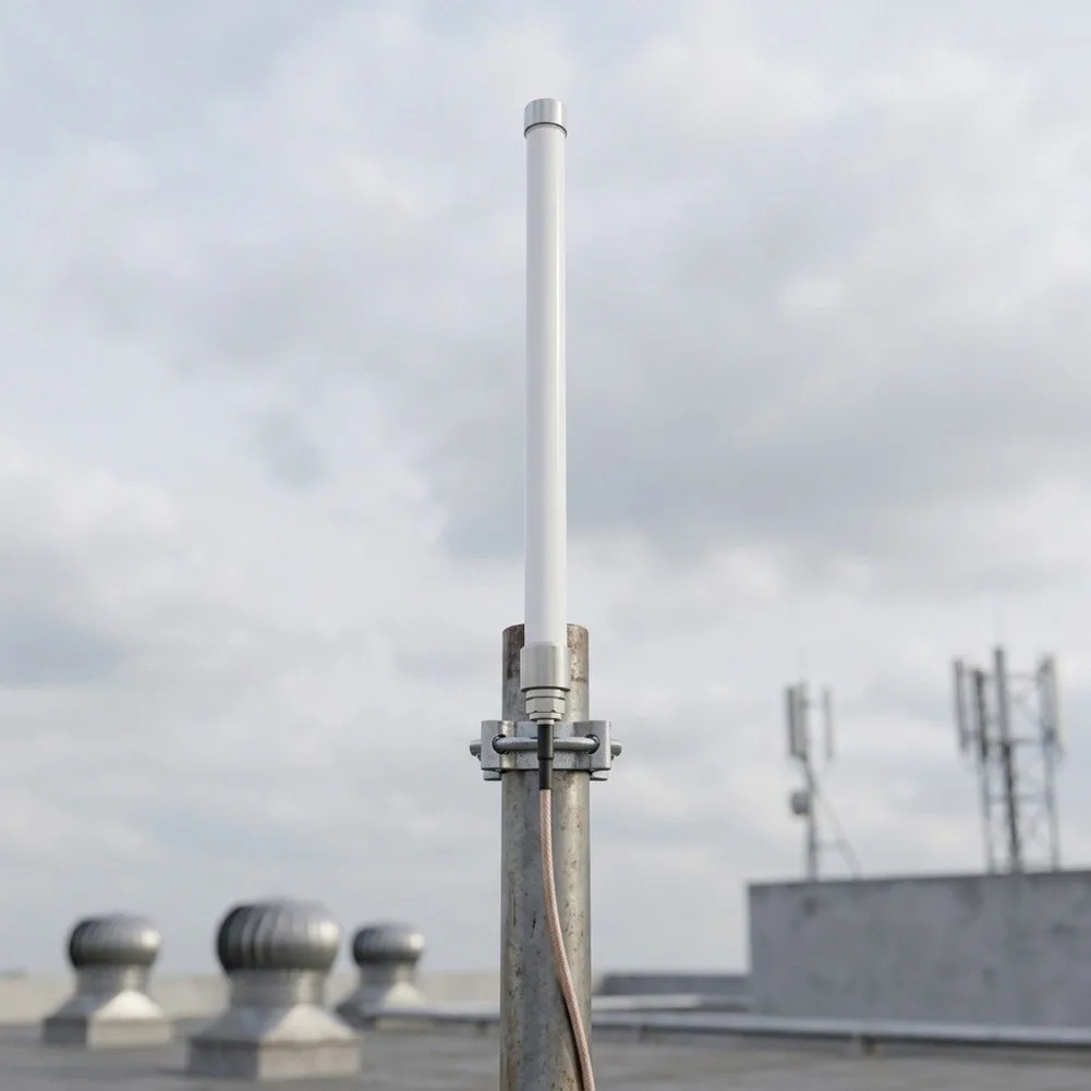 1.4GHz Outdoor For Antenna Omnidirectional Fiberglass IP67 for SMA Male 5dBi 1370-1470MHz Vertical Polarization