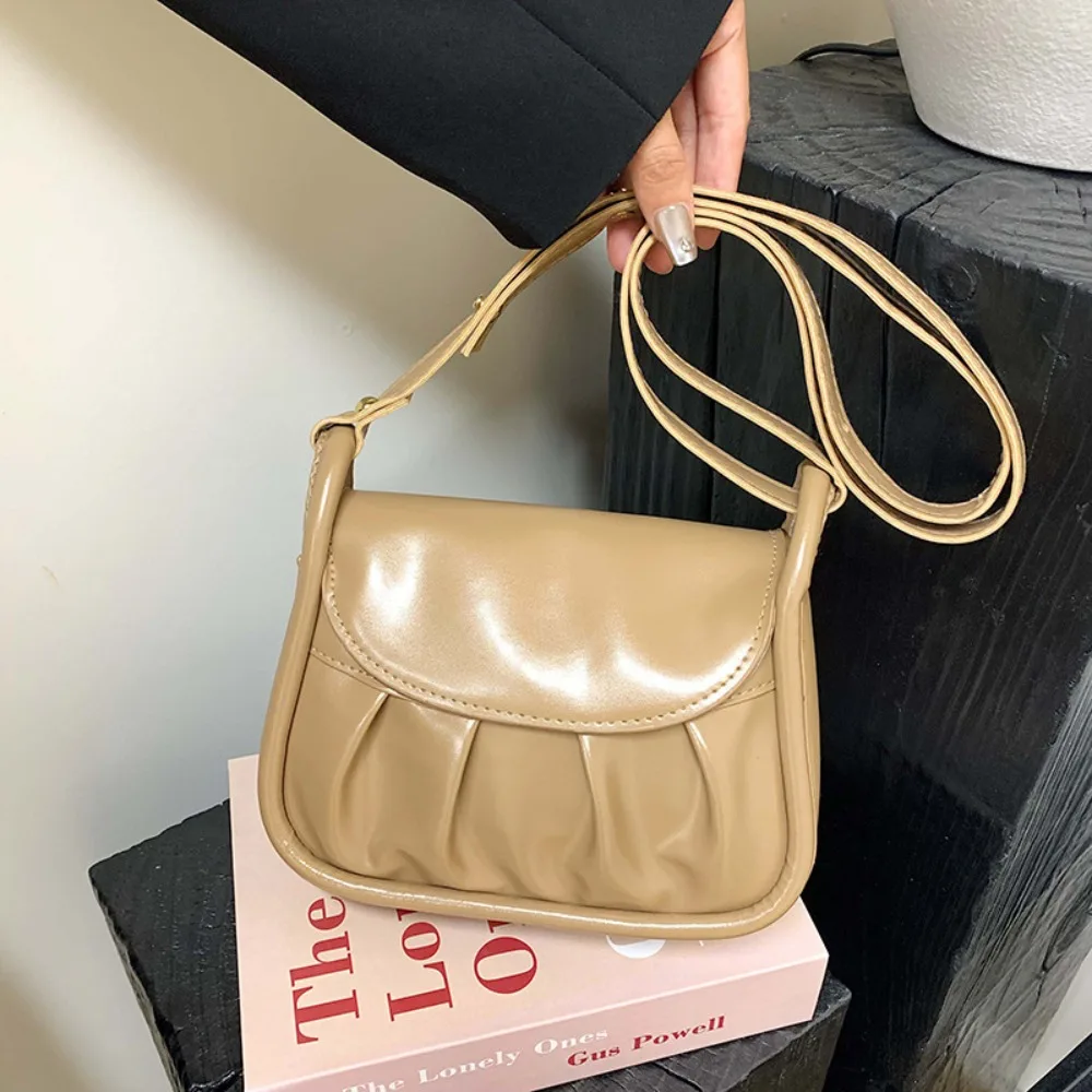 

Сумка через плечо из искусственной кожи, большая вместительная женская маленькая квадратная сумка, минималистичная портативная элегантная сумка на плечо