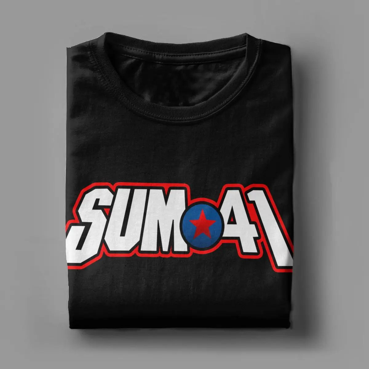 Sum 41 Band Men's T Shirts SUM41 Punk Amazing Tees Short Sleeve O Neck T-Shirt 100% Cotton Birthday Present Clothes