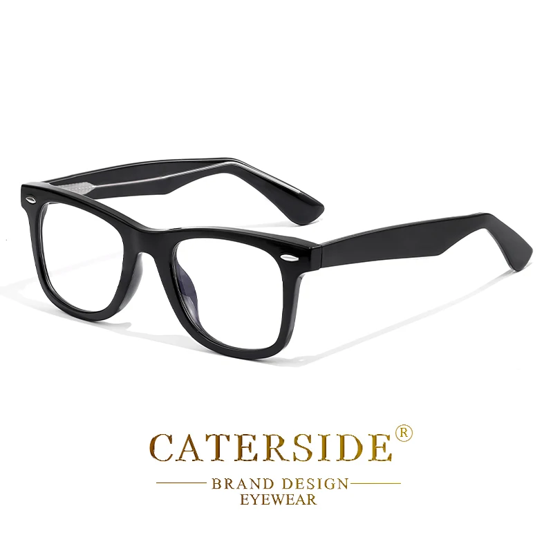 CATERSIDE Mode Herren Brillengestell Markendesign Hochwertige Tr-90 Rahmen Damen Anti Blaues Licht Computerbrille – Detail 13