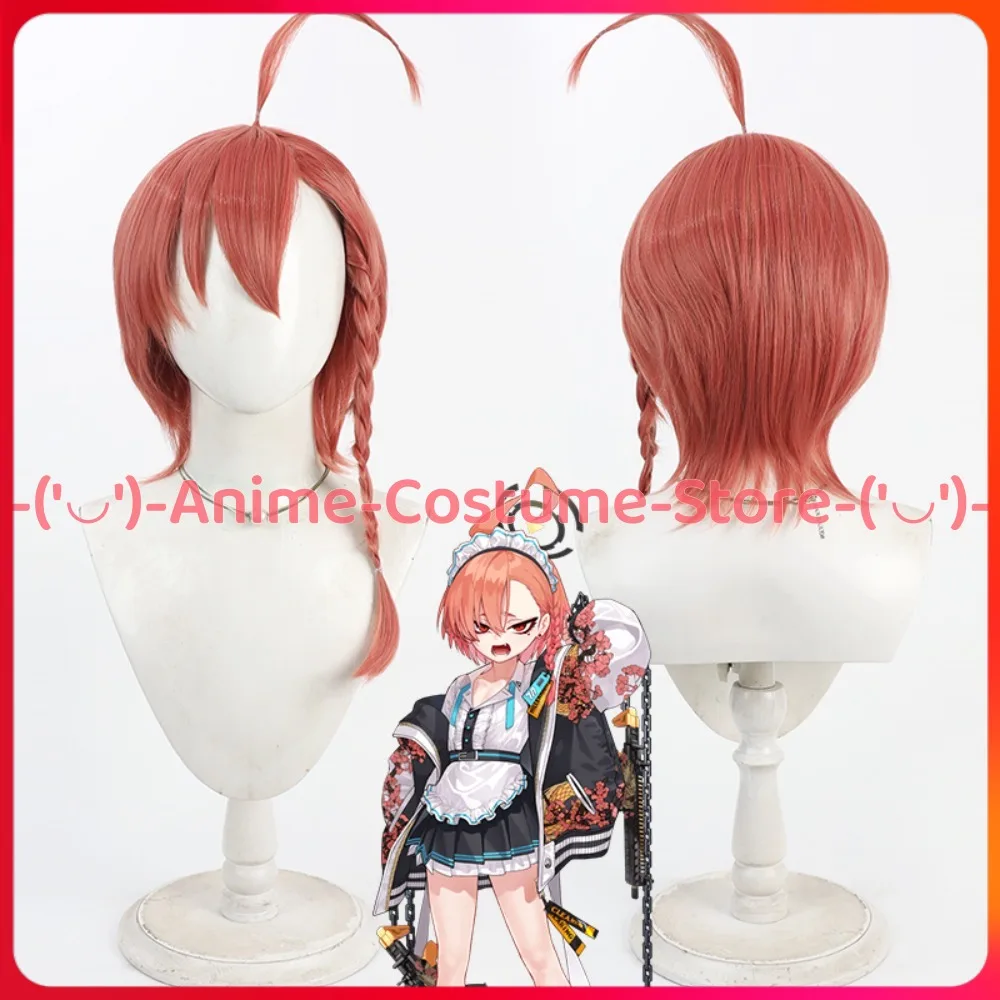 

Blue Archive Mika Nero Cosplay Wig Anime Game Character Halloween Carnival Party Costume Wigs Heat Resistant Synthetic Hair