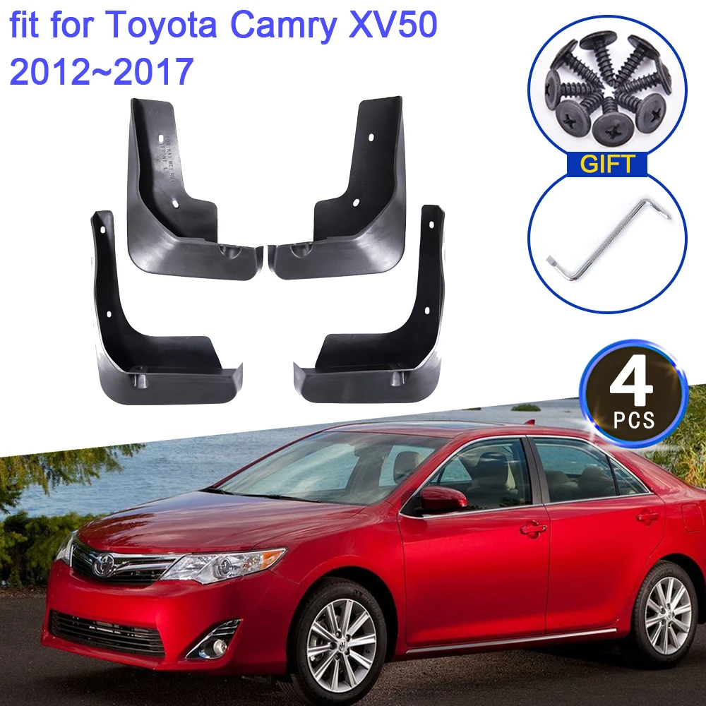 

Mud Flaps For Toyota Camry XV50 2012 2013 2014 2015 2016 2017 Mudguards Splash Guards Fender Front Rear Wheel Car Accessories