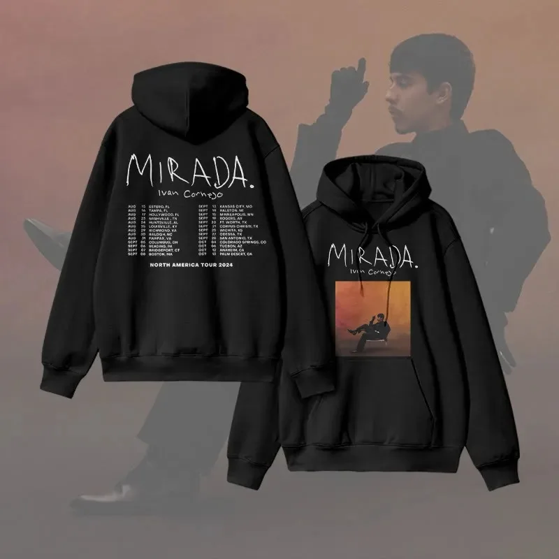 

2025 Autumn and Winter Unisex 100% Mirada Tour Print Causal Hoodie High-end Luxury Is for Both Men and Women Top Y2k