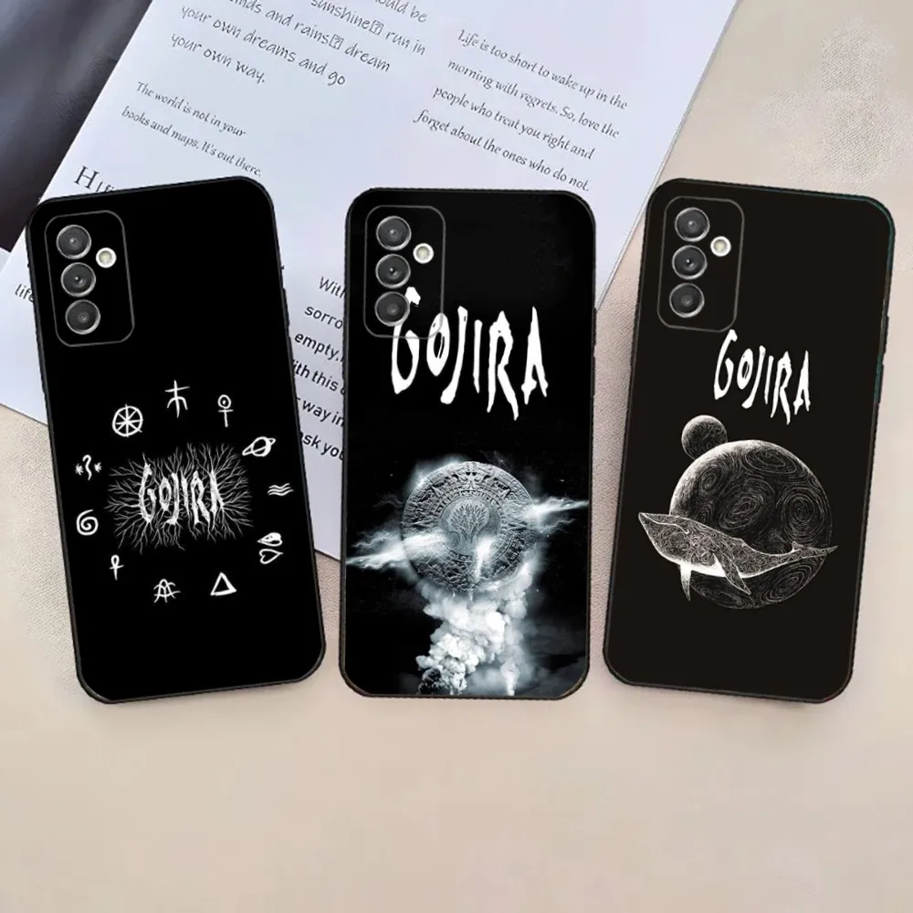 G-GojiraS Mea Culpa Band  Phone Case For Samsung Galaxy A20,A21s,A22,A31,A32,A52,A53,A72,73,A80,A91 Soft Black Phone Cover