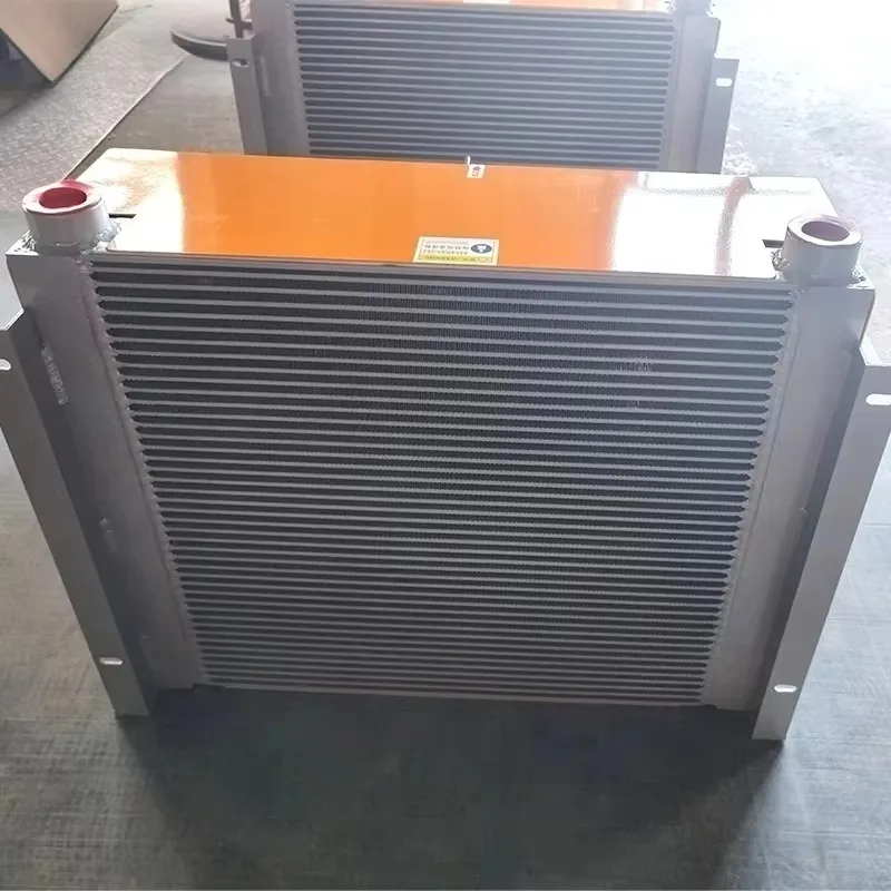 AH1680T Aluminum Hydraulic Heat Exchanger 300L/min DC12V/24V AC Fan, Fast Shipment Custom for Marine Generator Equipment