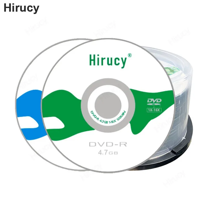 50PCS DVD Blank Disc DVD-R 4.7GB 16X Disk Write Once Data Storage Empty DVD Discs Recordable Media Compact