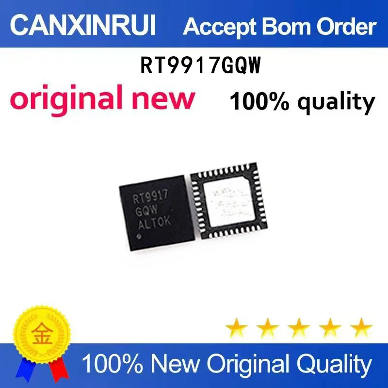 

(5-100 Pieces) Brand new original RT9917GQW RT9917 QFN spot chip IC