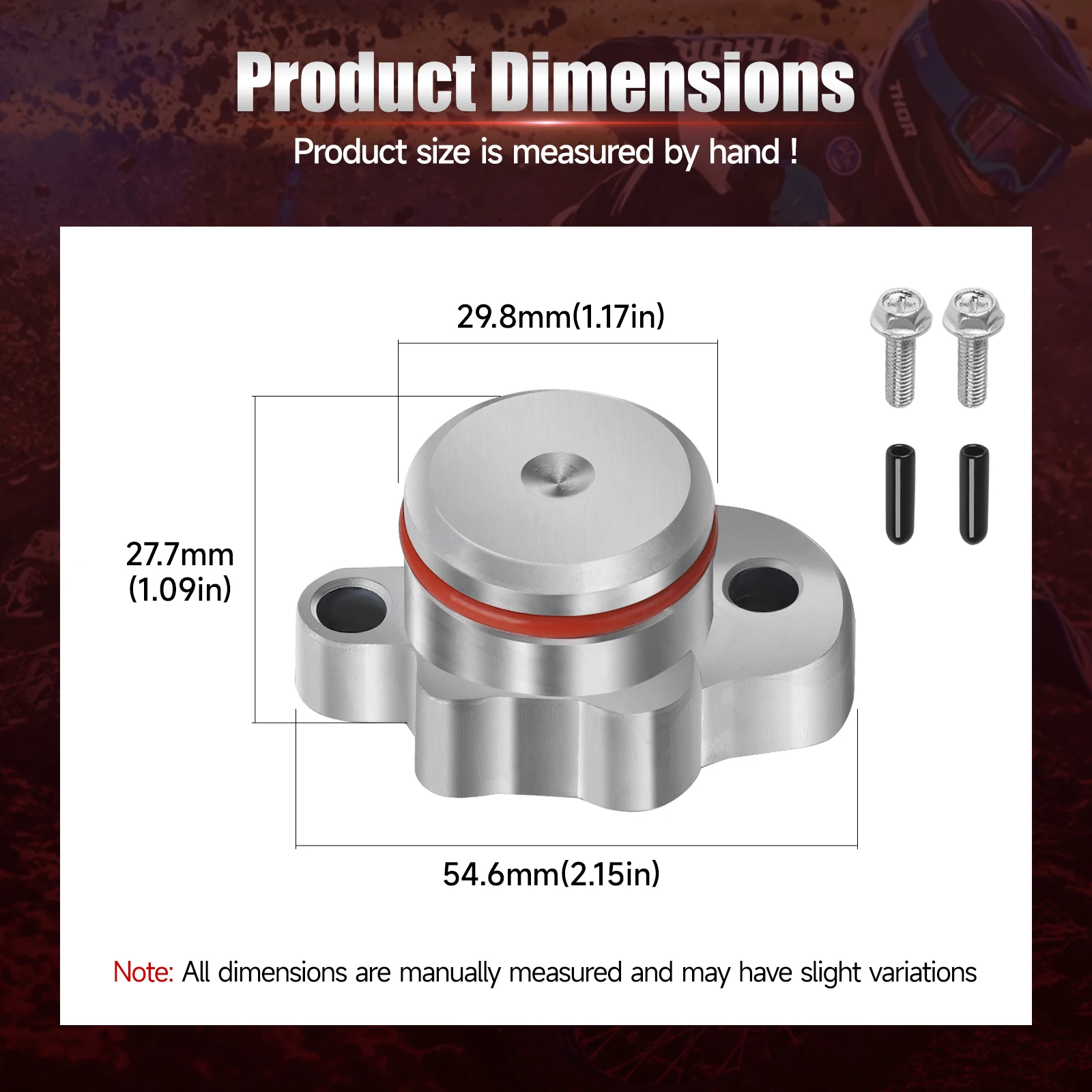 For Yamaha PW50 PW80 Y-Zinger Models 1981-2024 Oil Pump Plug Cover Kit With Plug Cover O-Ring & 2Pcs Mounting Bolts Port Cap