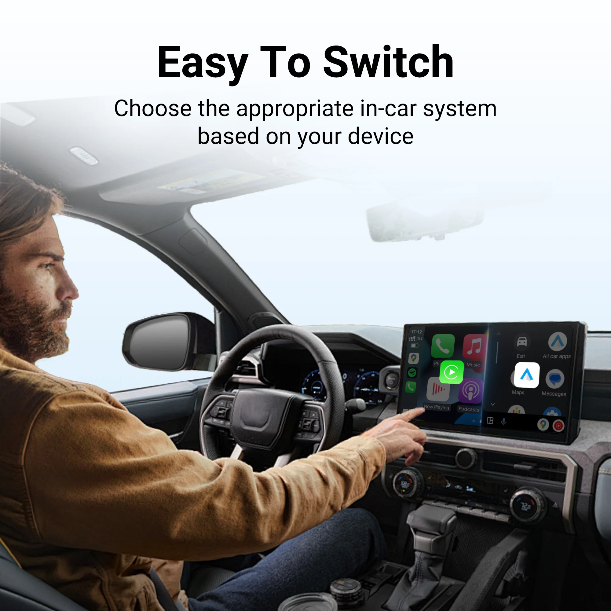 Ottocast Car TV Mate Pro Max Adattatore wireless CarPlay Android Auto per Fire Google TV Stick Convertore per auto CarPlay cablata OEM Ottocast Car TV Mate Pro Max Adattatore wireless CarPlay Android Auto per Fire Google TV Stick Convertore per auto CarPlay cablata OEM