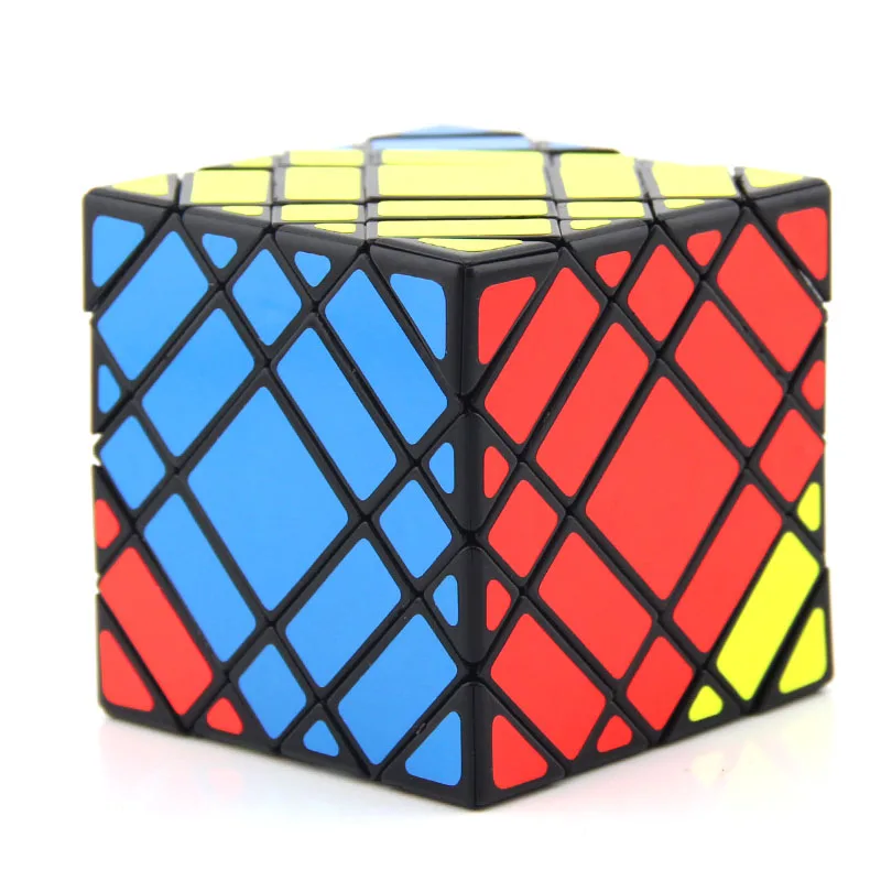 MF8 Elite 4 Layer Skewed Magic Cube Skewbed Professional Speed Puzzle Twisty Brain Teaser Educational Toys For Children