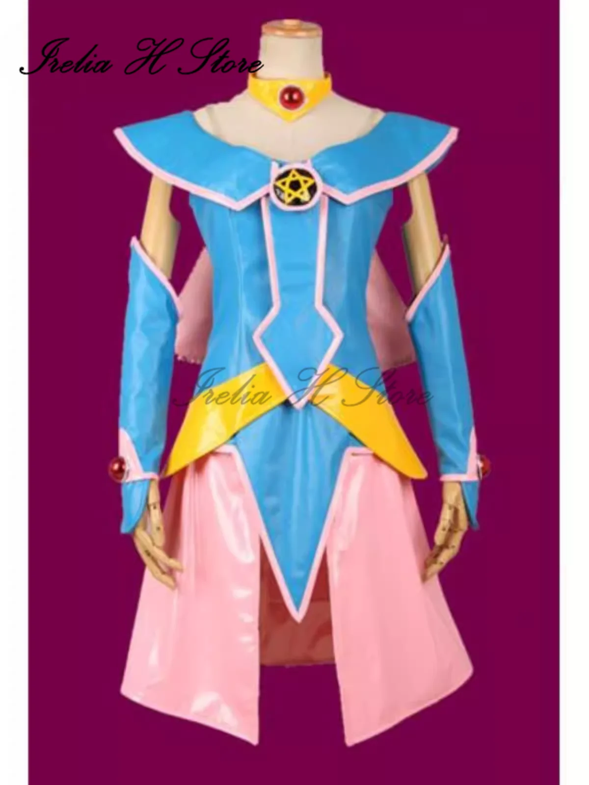 Irelia H Store Cutom size Mana from Black Magician Girl Mana Cosplay Costume Anime dress female two colors for choose image 6