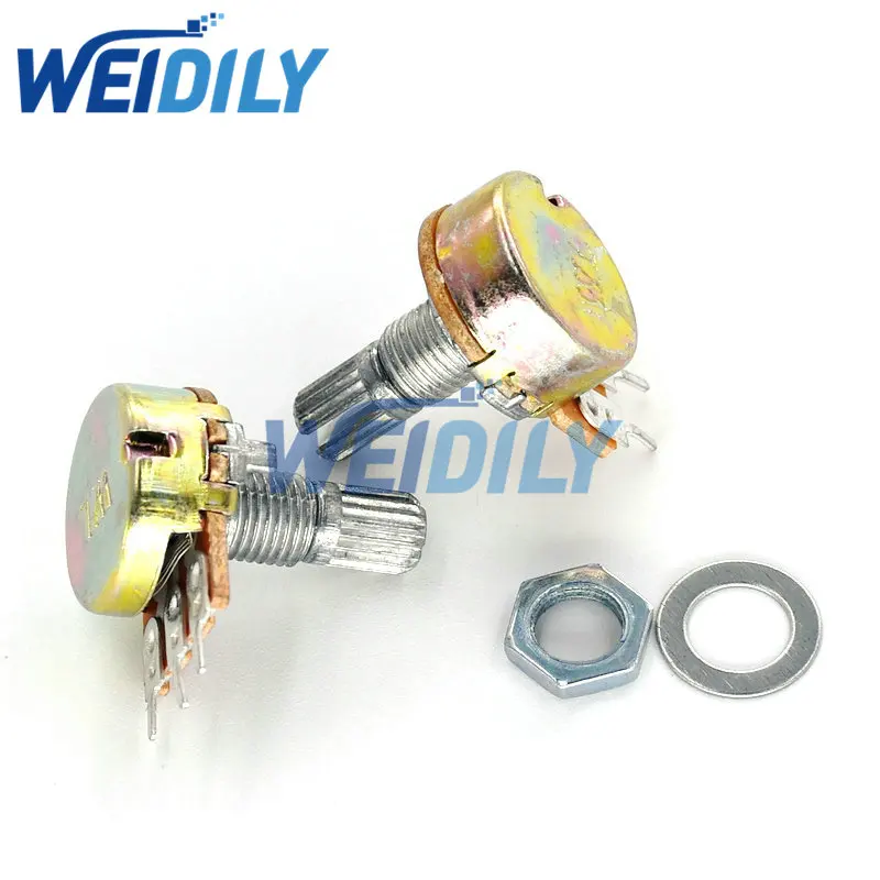 2PCS WH148 Potentiometer B1K B2K B5K B10K B20K B50K B100K B250K B500K B1M 3pin 15mm 102 202 502 103 203 503 104 254 504 105 New