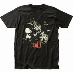 Movie SAW Horror Head Torture T Shirt Men Women Fashion Cotton T-shirt Vintage Clothes O-Neck Tees Horror Harajuku Tops 70286