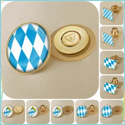 Coat of Arms of Bavaria of Germany Flag Brooches Badges Lapel Pins