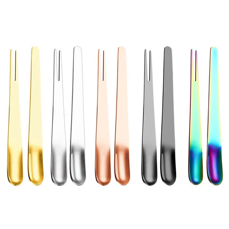 

20PCS Coffee Spoon Stainless Steel Flat Spoon For Dessert Small Coffee Scoop Mixer Stirring Bar Kitchen Tableware Spoon Durable