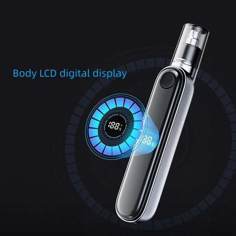 NEW XIAOMI Mijia Electric Nose Hair Trimmer 13000rpm Intelligent LED Digital Display With Double-edged Blade Trimmer For Nose